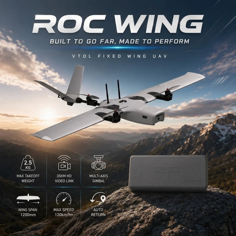 ArgusFPV VTOL Fixed Wing FPV Drone PNP RTF High Performance FPV UAV DJI O4 Ready