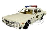 1975 DODGE MONACO CREAM "HAZZARD COUNTY SHERIFF" 1/24 MODEL BY GREENLIGHT 84094