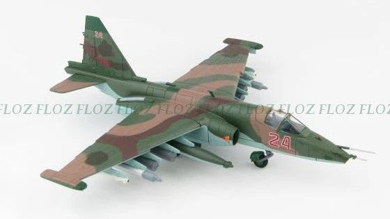 HM Su-25 SM "Frogfoot" Red 24 Russian Syria 1/72 DIECAST Plane Pre-builded Model