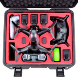 FPVtosky Hard Case for DJI FPV Fits 6 Batteries Keep Props On