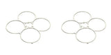 Nano quadcopter propeller guard set of 2, four-ring protective cage