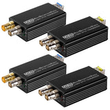 2 Set 3G SDI 1080P60 Extender LC Fiber Converter Transmitter Receiver RS485 Data
