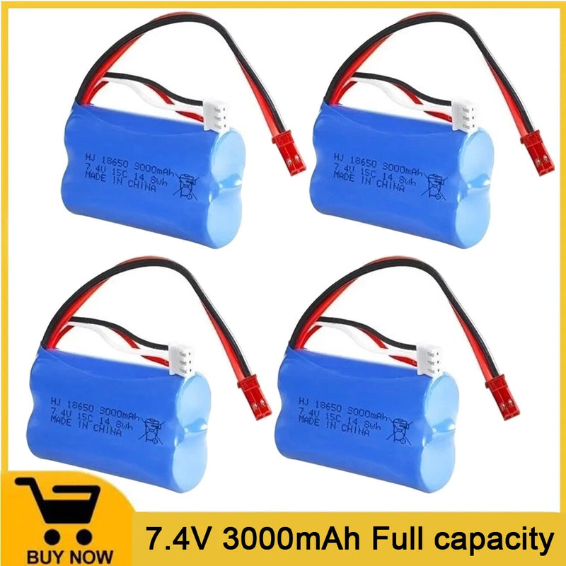7.4V 3000mAh lipo battery For HuanQi 957/948/848B/827B/823/955/957/948 T55 RC