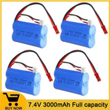 7.4V 3000mAh lipo battery For HuanQi 957/948/848B/827B/823/955/957/948 T55 RC