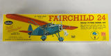 Guillow??s Fairchild 24 #701 ?C 25?? Span - Rubber / Cox Pee Wee .020 Aircraft Kit