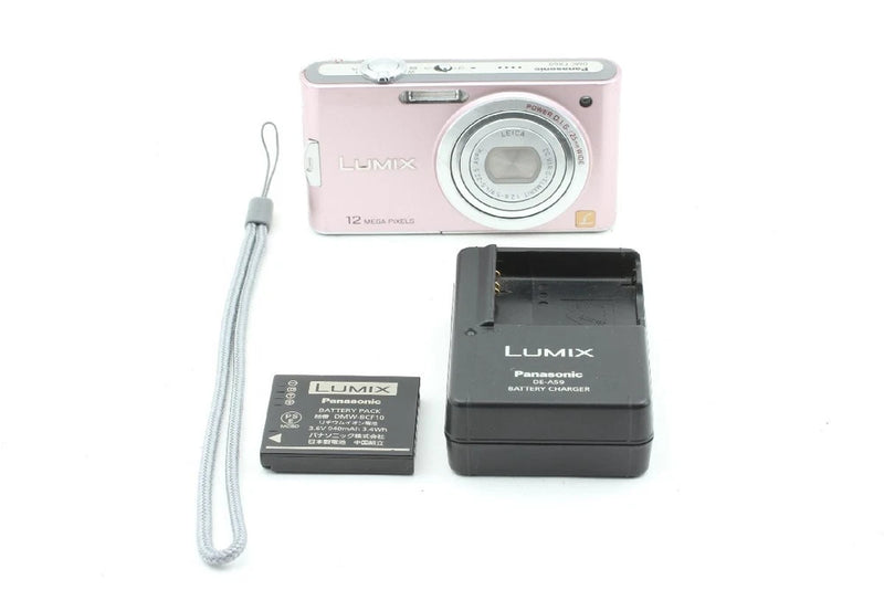 Panasonic DMC-FX60-P Pink Compact Camera, Used, Sensor Dirty, Cracked LCD