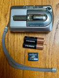Fujifilm FinePix A340 4MP Digital Camera - Silver w/ Batteries, 1GB XD Card
