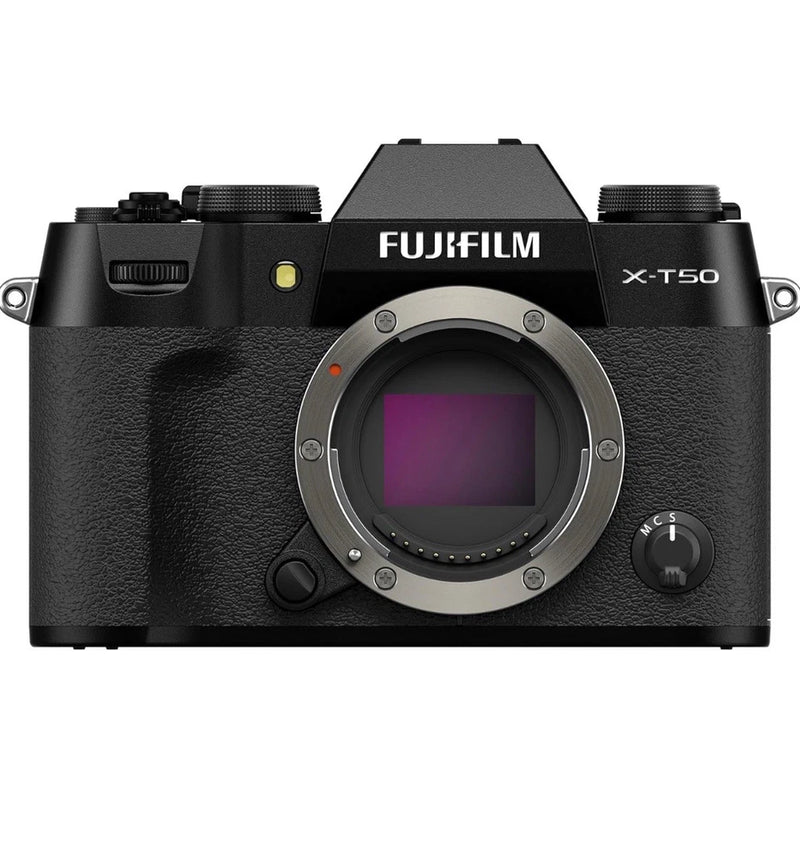 FUJIFILM X-T50 Mirrorless Digital Camera BODY ONLY Black- NEW