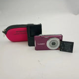 Panasonic LUMIX DMC-FH5 Purple Compact Digital Camera Tested Condition