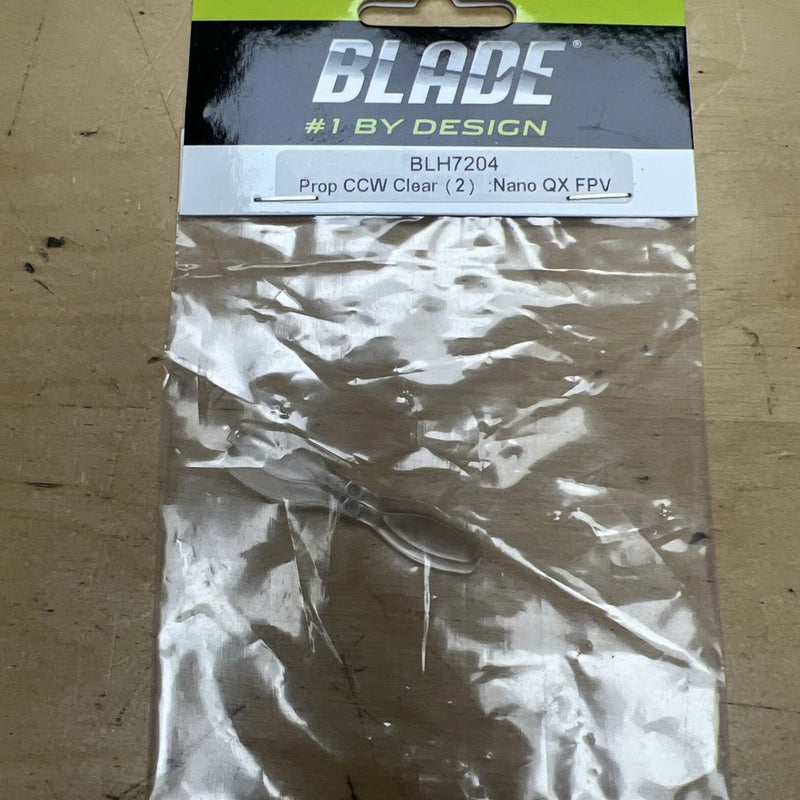 Blade BLH7204 Nano QX FPV Clear CCW Prop (2) NEW