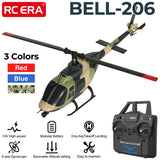 RC ERA Bell-206 RC Helicopter 1:33 C138 6CH 6-axis Gyro Optical Flow Positioning