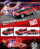 1/64 Die Cast NISSAN SKYLINE R31 GTS-R Bruce Lee Model Car -RED-