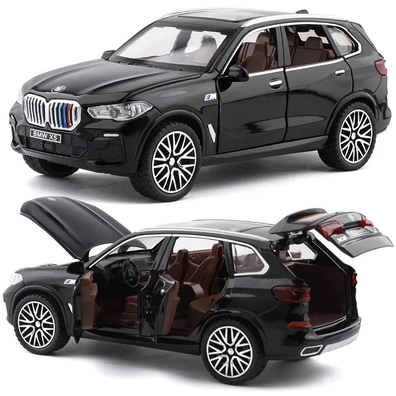 X5 SUV Alloy Car Diecast Model Sound & Light Pull Back Toy Car Central Control