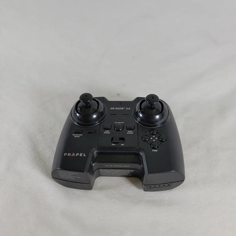 Propel black drone remote controller with dual joysticks and buttons