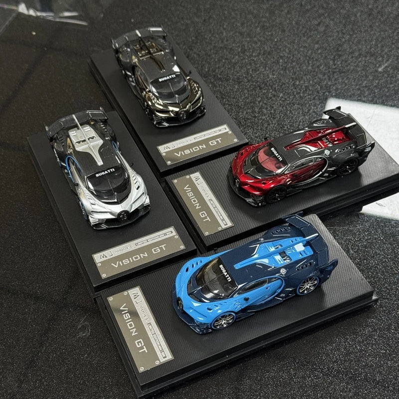 MJ 1:64 Scale Bugatti VGT VisonGT Miniature Diecast Toys Car Models