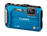 Panasonic LUMIX FT3 Digital Camera Splash Blue Waterproof From Japan