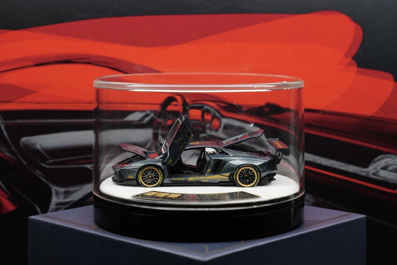 PGM 1:64 Lamborghini LP700 full-open alloy car model Collect ornaments
