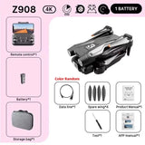 MINI Z908Pro Max Drone 4K ESC Professional WIFI FPV Dron Obstacle Avoidance Brus