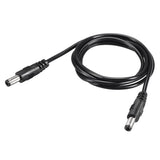 Tip Adapter Connector Converter Male to Male 5.5x2.5mm 1M DC Power