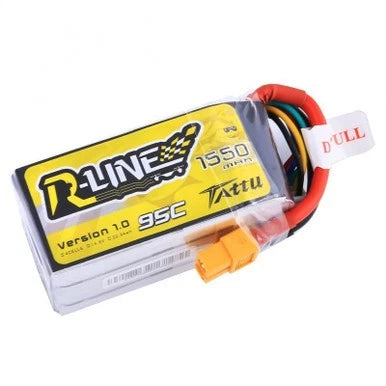 TATTU R-Line 1550mAh 4s 95c Lipo Battery Battery