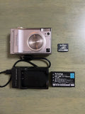 Silver FUJIFILM FinePix F11 compact digital camera with xD memory card and battery