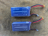 Fly wing 14.8V 3000mAh Lipo Battery for UH-1 / UH-1 V4 / Bell-206 V3 Helicopters Battery