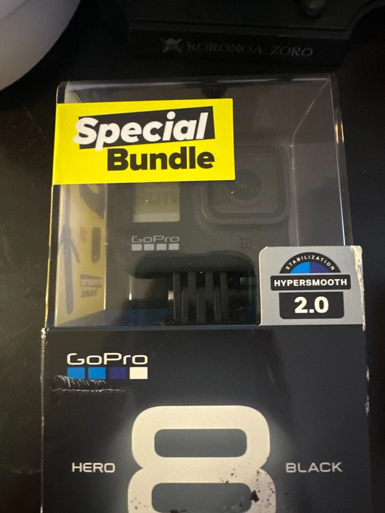 New GoPro HERO8 4K Waterproof  Camera Bundle 2 Batteries Tripod Headband SD card
