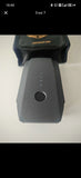 Gray intelligent flight battery with round status button