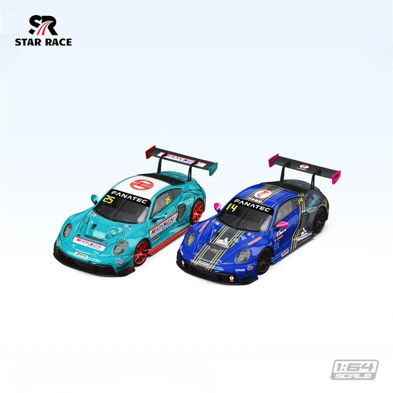Star Race SR 1:64 Porsche 911 GT3 R Diecast Model Car