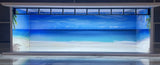 Beach Ocean Theme Garage Theme 1:64 Model Garage Diorama LED Lighting!