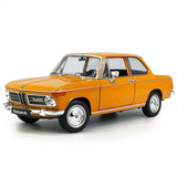 1:24 Vintage 2002 Ti Model Car Diecast Toy Cars Toys for Boys Kids Gifts Orange