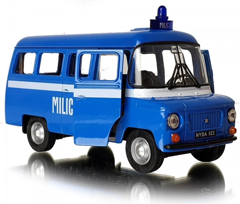 Nysa 522 Police Polish Classic Car Model Diecast Toy 1:34-1:39 Scale Welly