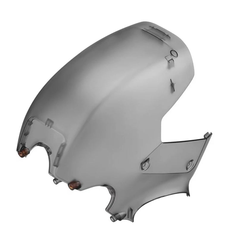 Protective gray drone upper shell cover with cutouts and mounting tabs