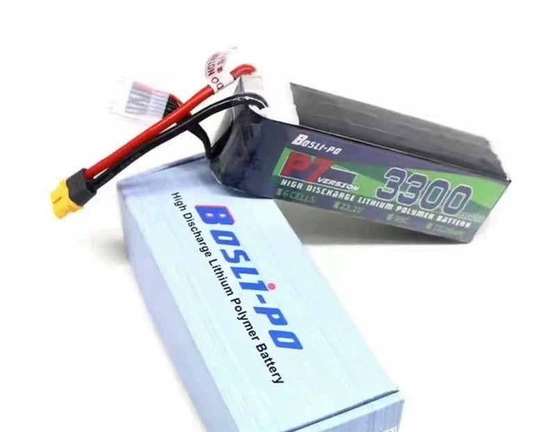 Bosli-po high discharge lithium polymer battery 6 cells 3300 Mah Battery