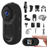 1080P Sports Action Camera, Mini Body Camera with Audio and Video Recording, Wea