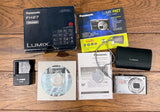 lPanasonic LUMIX DMC-FH27 Digital Camera With Battery Charger SD Card Case Box