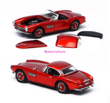 GFCC 1:64 Red 1957 507 Hard Top Classic Sport Model Diecast Metal Car