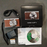 Fujifilm XF1 Brown 12.0MP Compact Digital Camera X Series 4x Xoom CMOS Used