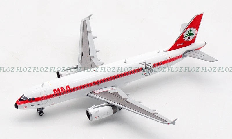 JC Wings Lebanon Middle East Airlines AirBus A320 OD-MRT 1:400 plane Pre-built