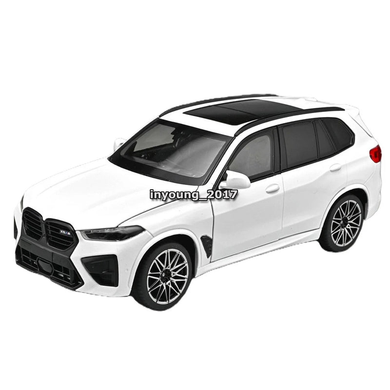 1/24 X5 M Competition LCI Model Car Diecast Toy Vehicle Kids Toys Boys White Battery