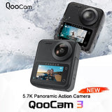QooCam 3 Action Camera 5.7K 30FPS Fast Aperture Waterproof Travel Moto Recording