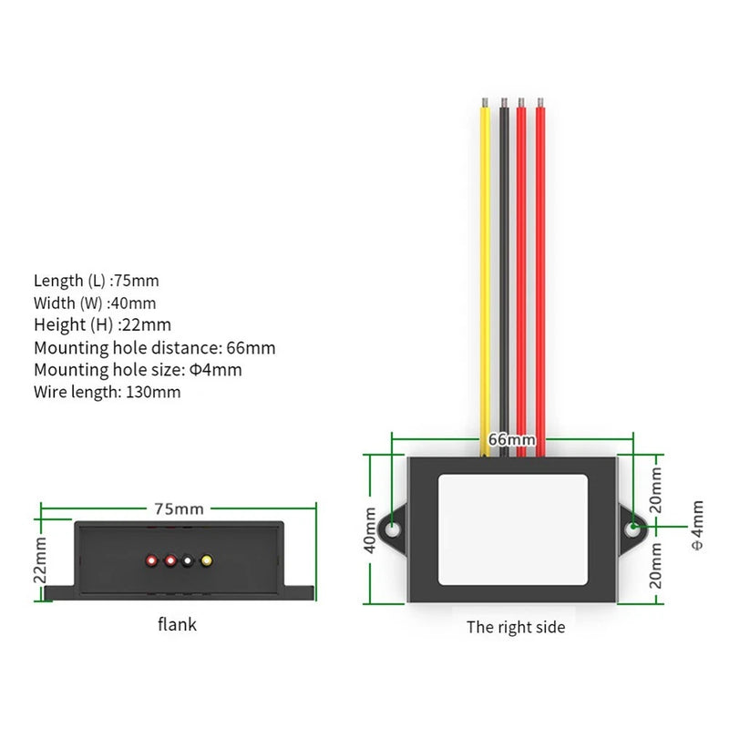 AC DC 24V to 24V 3A Voltage Converter Power Supply with High Conversion Rate