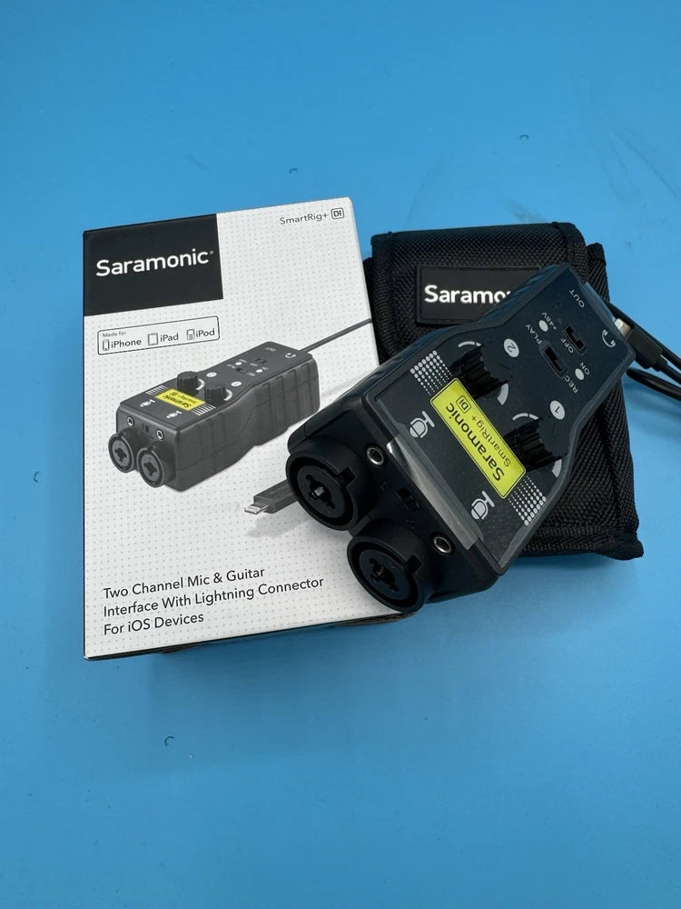 Lot of 2 Saramonic SmartRig+ 2-Channel Audio Interfaces