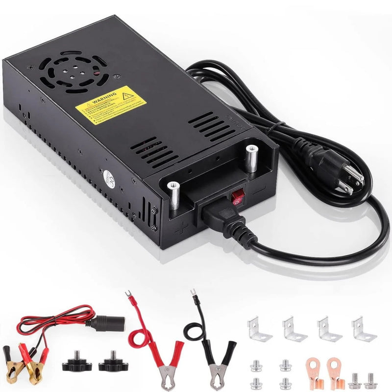 12V Power Supply 360W 30A, AC to DC Converter 110v to 12v dc Power Supply Adj...