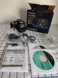 Panasonic FZ200 12.1MP Digital Camera W/Box Manuals Charger Low Shutter Count
