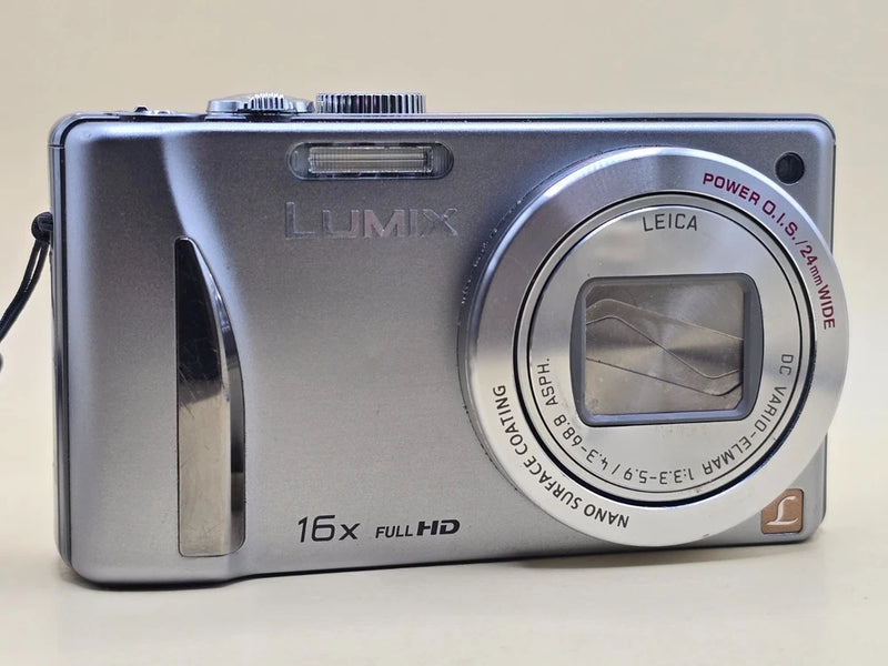 Panasonic LUMIX DMC-TZ25 12.1MP Digial Camera Silver Leica Lens Tested