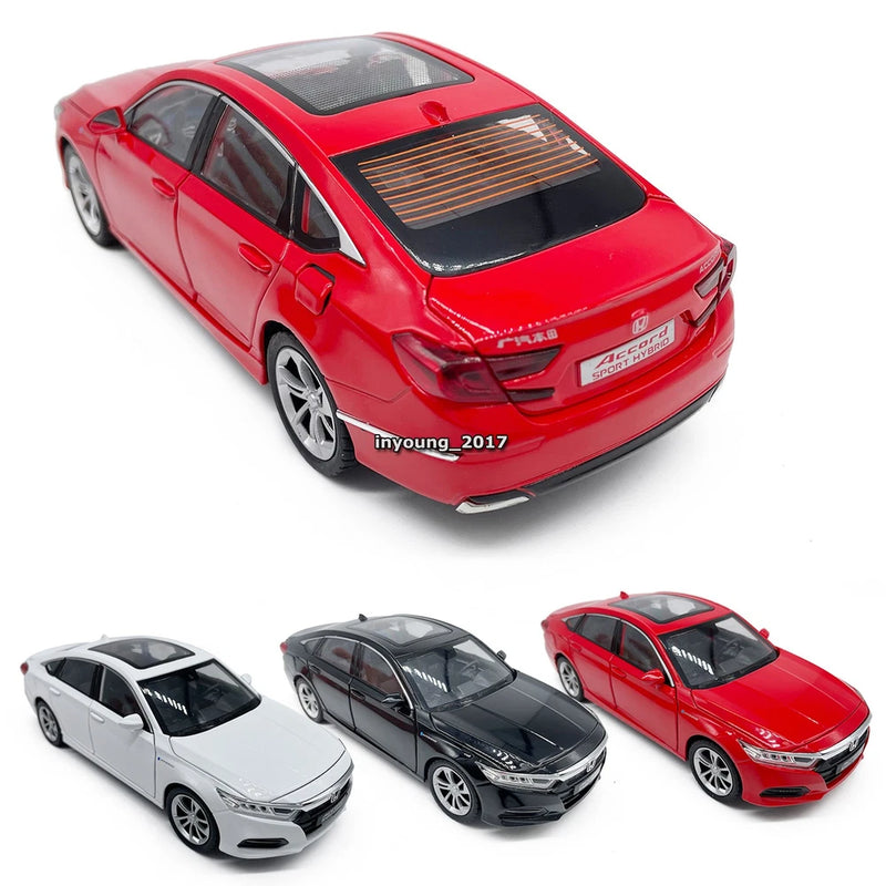1:24 Honda Accord Model Toy Car Diecast Toy Vehicle for Kids Adults Collection