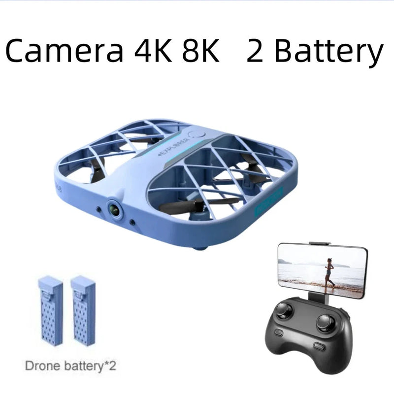 JJRC H107 FPV RC Drone with 2 Battery RC Dron 8K 4K Quadcopter with Camera remot