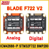 RUSHFPV RUSH BLADE F722 V2 FPV Flight Controller 16MB 3-6S for RC FPV Drone