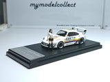 MC 1:64 Porsche 911 RWB 993/964 Apple #89 Racing Sports Model Diecast Metal Car